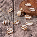 SUNNYCLUE 1 Box 10Pcs Oval Ocean Beach Spiral Seashells Craft Charms Connectors - Image 4