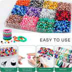 300Pcs Silicone Beads 9mm Mix Color, Bulk Silicone Beads 9mm - Image 4