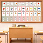 Qyeahkj Boho Bulletin Board Paper Roll Pink Bulletin Board Background Paper - Image 4