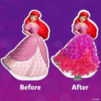 Skillmatics Poke-in Art – Disney Princesses, Mess-Free DIY Wood Craft Kit | - Image 7
