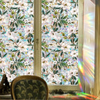 Floral Stained Glass Window Privacy Film, Retro Decorative Rainbow Window - Image 7