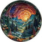 Wooden Puzzles for Adults, 3D Cave Sky Wooden Puzzles 300 Pieces, Unique Animal by Jollitot