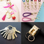 20 Pack Key Ring Keychain 1 Inch 25mm Diameter Metal Flat Split Key Chains Rings - Image 6