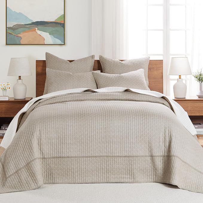 Levtex Home Cross Stitch Reversible Queen Bedspread Set by LevtexHome