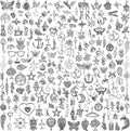 JIALEEY 200 PCS Wholesale Bulk Lots Jewelry Making Charms Mixed Smooth Tibetan by JIALEEY