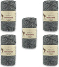 5 Skeins of Sensy Premium 2mm 251 Yards Sparkle Polyester Rope 90% by SSENSY