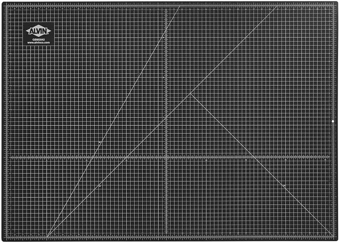 ALVIN GBM Self-Healing Cutting Mat 30 x 42 inch | Double-Sided Green/Black | - Image 2