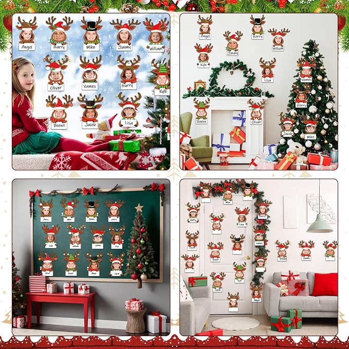 48 Set Christmas DIY Elk Cutouts - Image 6