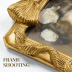 Gold Picture Frames 5x7 Bow Frame, Ornate Elegant 5 by 7 Photo Frame - Image 6