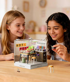Hotpot Shop Miniature House Kit, Plastic DIY Dollhouse - Image 5