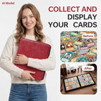 Card Binder 12 Pocket, Premium 720 Double Sided Pocket Collection Binder - Image 7