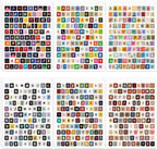 2608Pcs Magazine Letter Stickers by Gretion