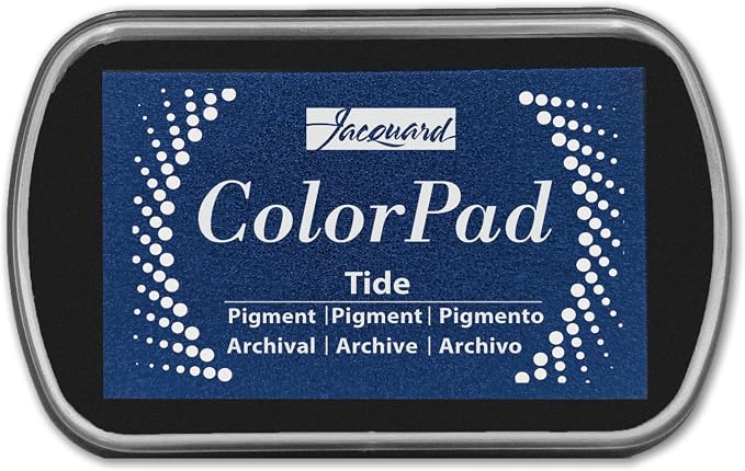 Jacquard ColorPad Archival Pigment Ink Stamp Pads- Tide by Jacquard