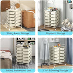 BECOMFORT 10-Drawer Rolling Cart - Image 7