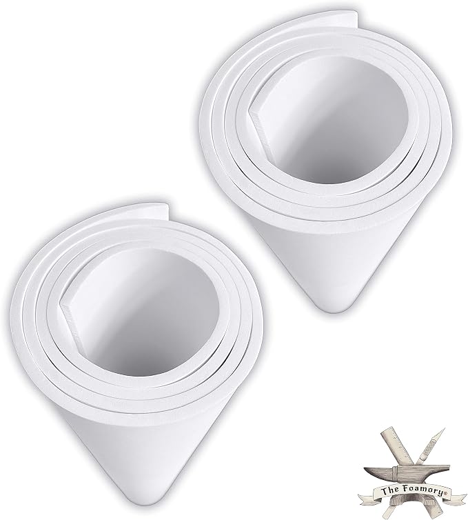 2-Pack Shape Retention EVA Cosplay Foam - 6mm Thick X-Large 35”x59” High by TheFoamory