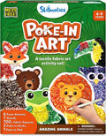 Skillmatics Poke-in Art – Animals, Mess-Free DIY Wood Craft Kit by Skillmatics