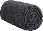 Knitted Weighted Blanket for Adult, No Beads Heavy Blanket 50” x 60'' 5lbs by Unknown