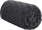 Knitted Weighted Blanket for Adult, No Beads Heavy Blanket 50” x 60'' 10lbs by Unknown