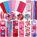 JULBEAR 36 Packs Valentine Foam DIY Bookmarks Craft Kit by JULBEAR