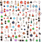 Bulk Gold Enamel Charms for Jewelry Making, Colorful Metal Charms Pendant for by stino