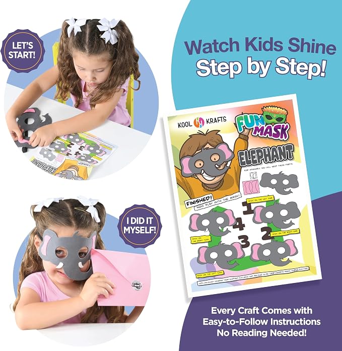 20 Arts & Crafts Kit for Kids, All-Inclusive, No Mess Craft Kits & Supplies for - Image 3