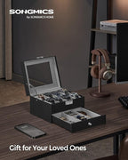 SONGMICS Watch Box, 8-Slot Watch Case Organizer - Image 2