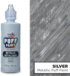 Tulip Puff Fabric Paint Metallic Finish, Permanent Craft Paint - Image 2