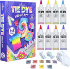 WINSONS Tie Dye Kit, 8 Colours Non Toxic Permanent Fabric Dye Art Set by WINSONS