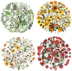 Yoksas Nature Floral Plant Stickers Set - Image 2
