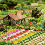 Draupnir 129 Pcs Static Grass Tuft Model Flower Vegetation Groups Self Adhesive - Image 6