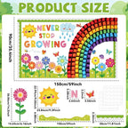 Summer Bulletin Board Classroom Decorations 3D Rainbow Butterfly Floral - Image 2