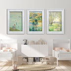 18x24 Picture Frame with Real Glass set of 2, Vintage Frames - Image 4