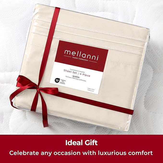 Mellanni Split King Sheets Set - Image 7