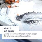 Canson Artist Series Sketchbook, Hardbound Journal, 11x14 inches, 184 Pages - Image 2