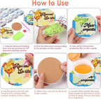 Benjenes 8PCS Diamond Art Coasters Kit - Image 3