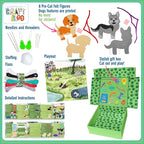CRAFTILOO 8 Pre-Cut Dogs Stuffed Animal Fun Kids Sewing Kit - Image 3