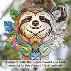 FUNLAVIE Adult Coloring Book – Mandala Animal Designs, Spiral Bound Premium - Image 6