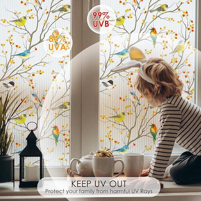 DKTIE Reeded Glass Window Film Seamless Pattern - Image 3