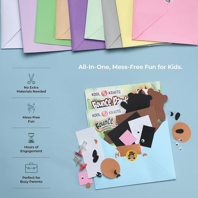 20 Arts & Crafts Kit for Kids, All-Inclusive, No Mess Craft Kits & Supplies for - Image 5