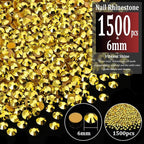 1500pcs 6mm Resin Rhinestones Bulk - Image 2