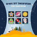 jackinthebox Poke Poke Art for Kids – Space Theme, Flower Pressing Kits - Image 8