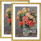 Vittanly 24x32 Picture Frames Set of 2, Ornate Vintage Photo Frame by Vittanly