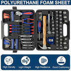 2 PCS Polyurethane Foam Sheets 16" L x 12" W x 1.6" T Packing Foam Inserts - Image 4
