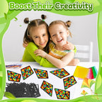Lonfliness 30 Sets Sunday School Kite Suncatcher Crafts VBS DIY Window Stain - Image 5