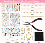 SUTROMA 776pcs Lip Gloss Keychain Making Kit - Image 2