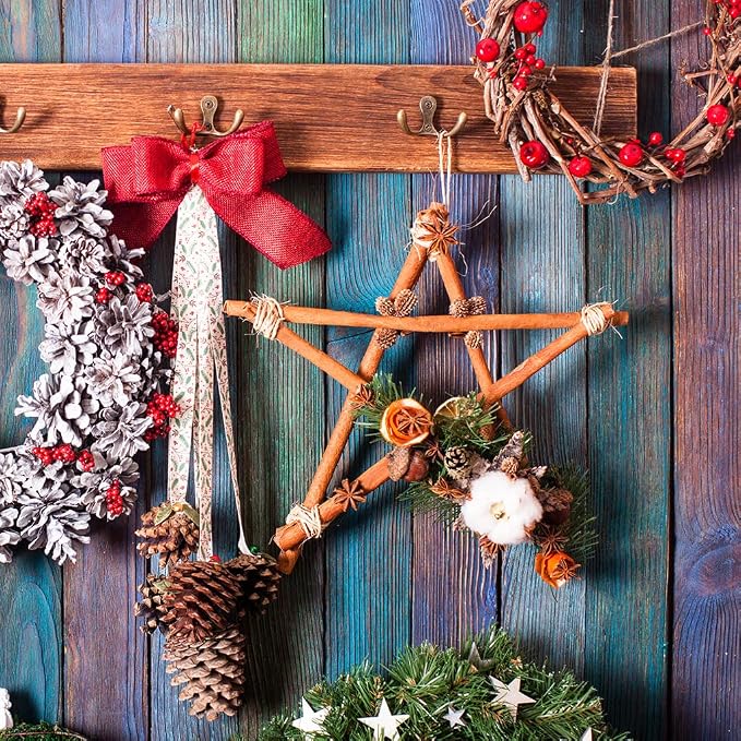 Harilla 50x Rustic Decorative Wood Branch Sticks Driftwood Embellishments Rod - Image 5
