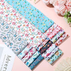 Hosuly 40 Pcs Pink Floral Jelly Fabric - Image 5