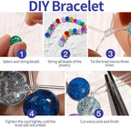 FANDAMEI 0.5mm Elastic Bracelets Strings Cord, Elastic Crystal Stretch Bead Cord - Image 6