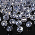 500pcs 6mm Crystal Glass Beads for Jewelry Making Faceted Rondelle Flat Beads by Nitopupu