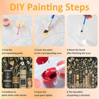 Framed Paint by Numbers Kit for Adults - Image 8